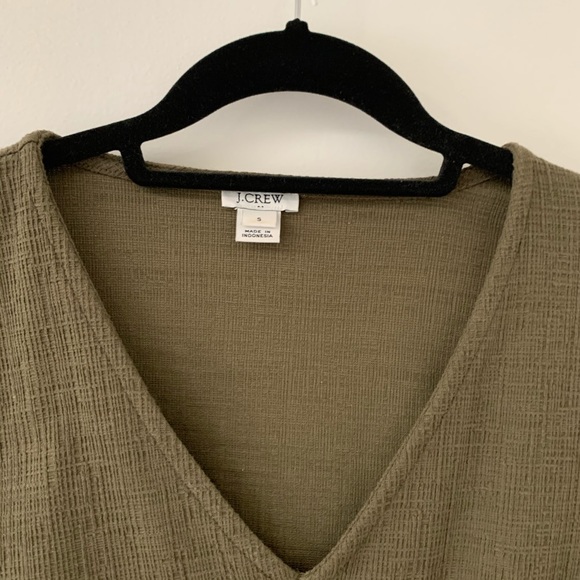 J.Crew Green Blouse - Picture 6 of 8